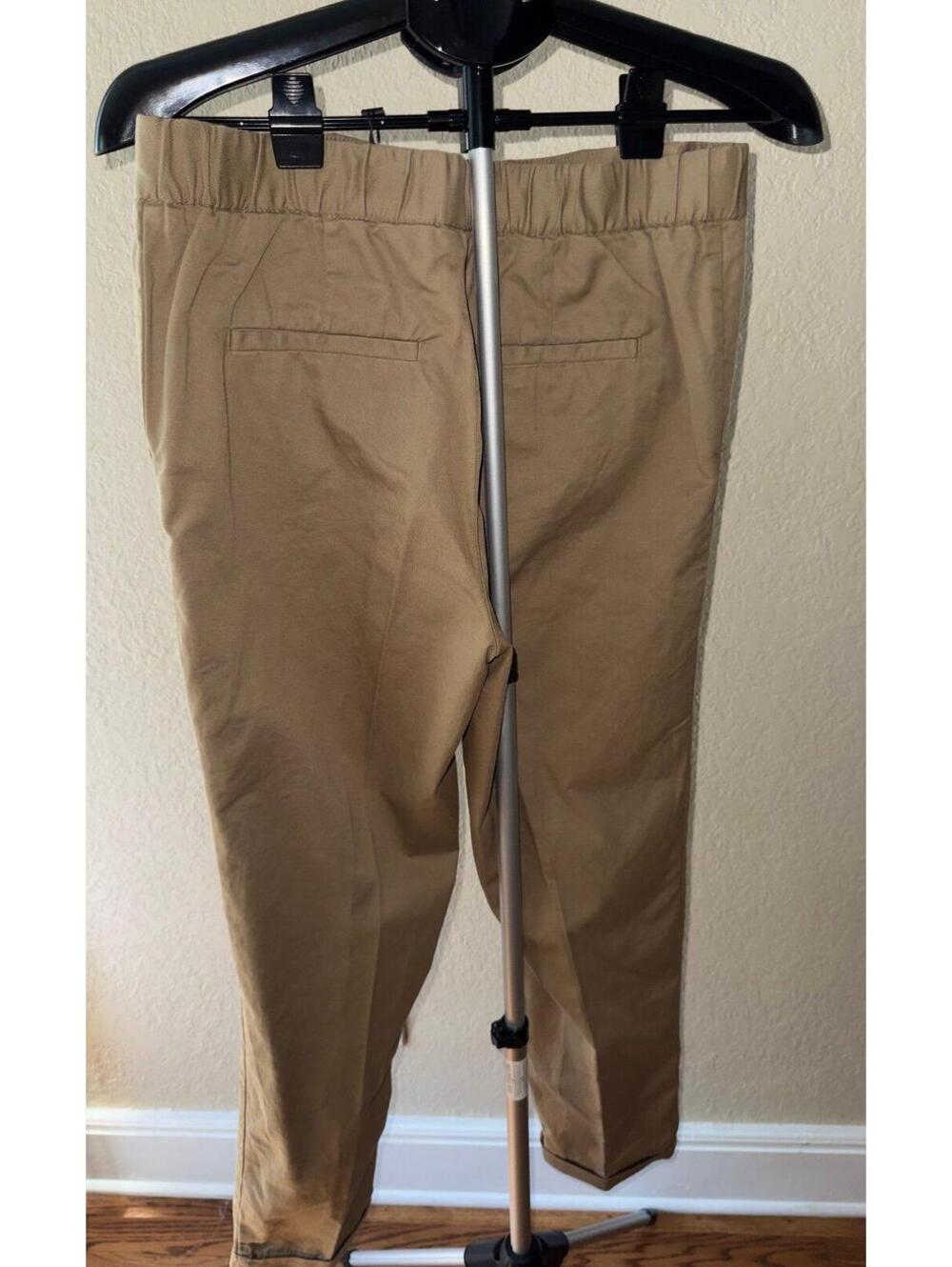 The Kooples Trend Elastic Waist Chino Pants Beige Tan Size 48 (US 32) NWT - Picture 5 of 7